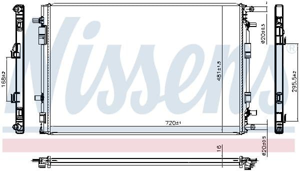 Radiator, engine cooling 607310 - image 4