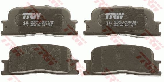 Brake Pad Set, disc brake COTEC GDB3374 - image 2