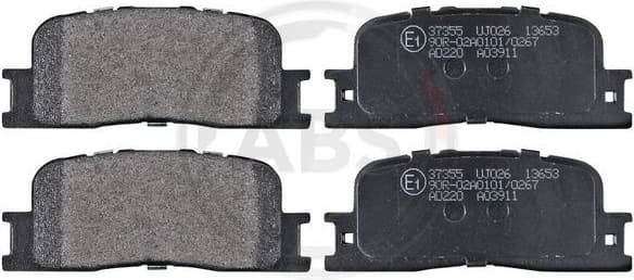 Brake Pad Set, disc brake 37355