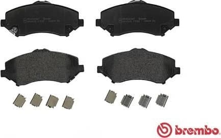 Brake pads front, Top Quality P11022 - image 2
