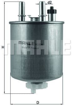 Filter diesel fuel KL834 - image 2