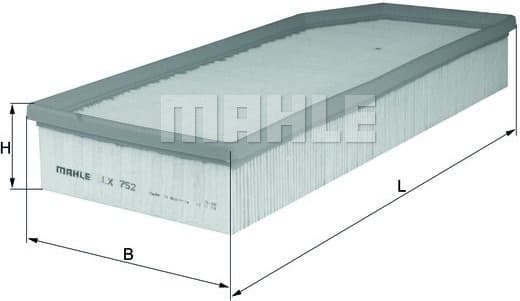 Filter air LX752 - image 2