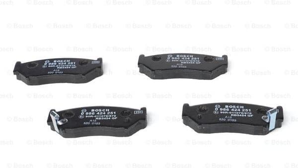 Brake Pad Set, disc brake 0986424251 - image 6