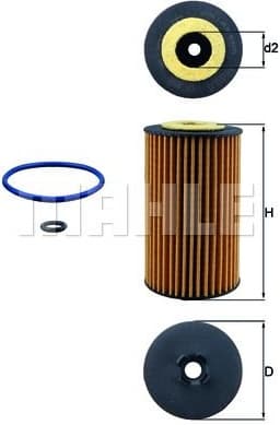Filter oil OX1058D - image 2