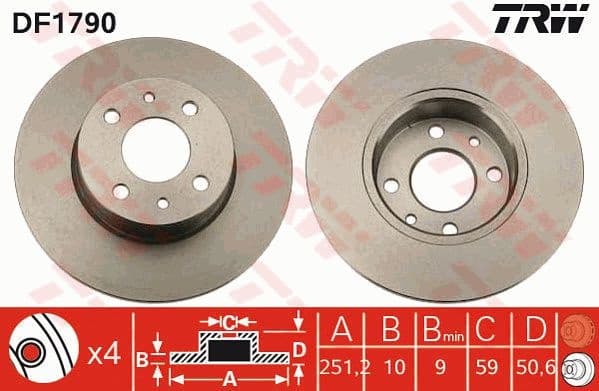 Brake Disc DF1790