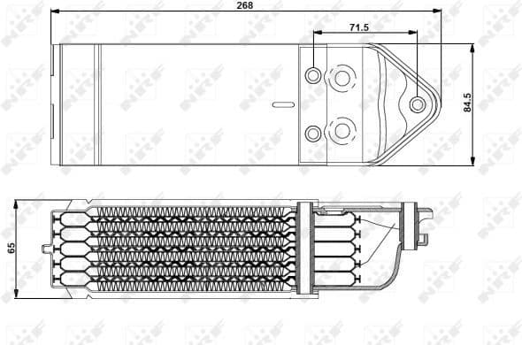 Oil Cooler, engine oil 31202