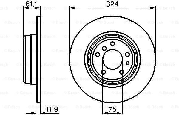 Brake Disc 0986478095