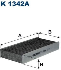 Filter, cabin air K1342A-2X