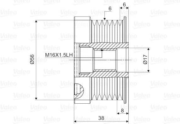 Freewheel clutch alternator 588022 - image 4
