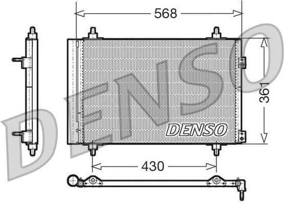 Condenser, air conditioning DCN07008