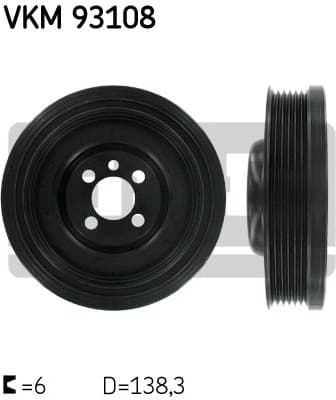 Pulley crankshaft VKM93108