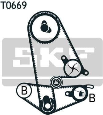 Timing Belt Kit VKMA 93600 - image 2