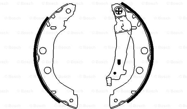 Brake Shoe Set 0986487699