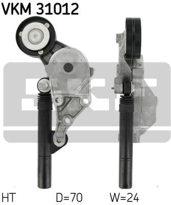 Tensioner belt VKM31012 - image 2