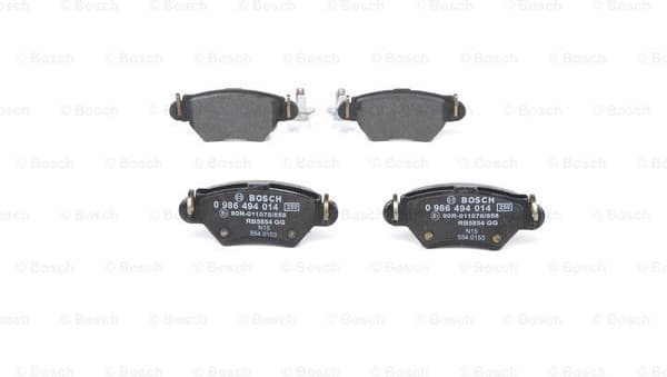 Brake Pad Set, disc brake 0986494014 - image 3