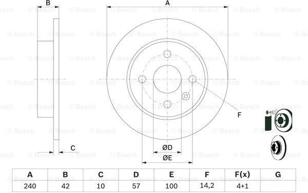 Brake Disc 0986478882 - image 5