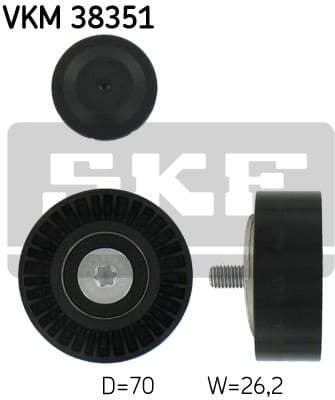 Tensioner belt VKM38351