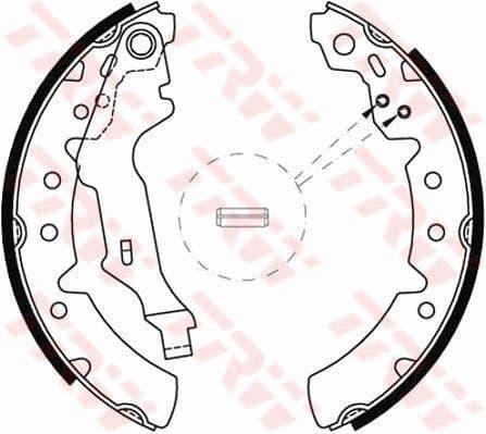 Brake Shoe Set GS8603