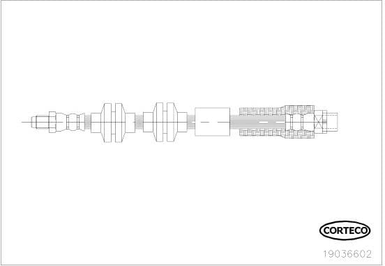 Brake hose front 19036602 - image 4