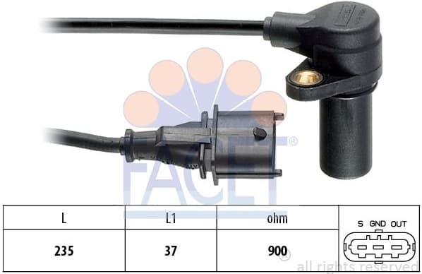 Sensor, camshaft position Made in Italy - OE Equivalent 9.0326