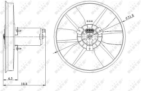 Fan, engine cooling 47401 - image 3