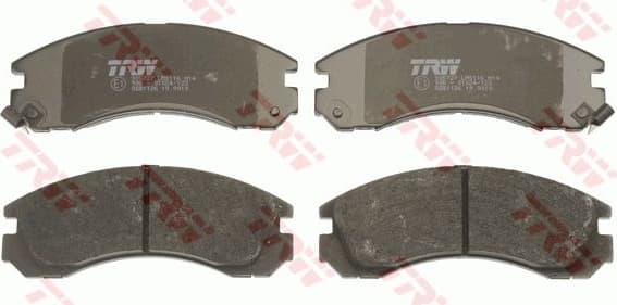 Brake pads front, Top Quality GDB1126 - image 2