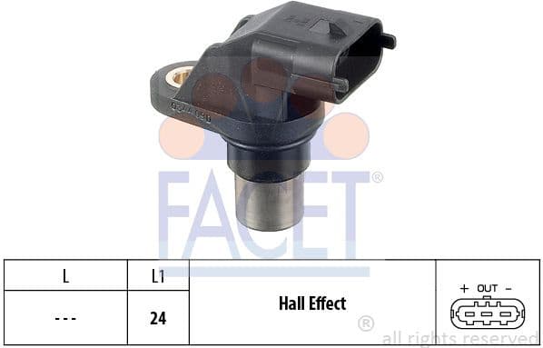 Sensor, camshaft position Made in Italy - OE Equivalent 9.0344
