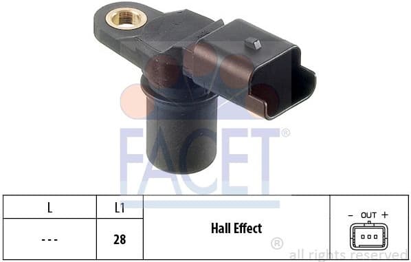 Sensor, camshaft position Made in Italy - OE Equivalent 9.0348
