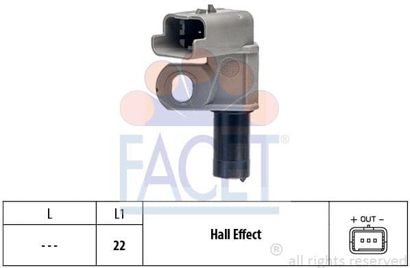 Sensor, camshaft position Made in Italy - OE Equivalent 9.0460