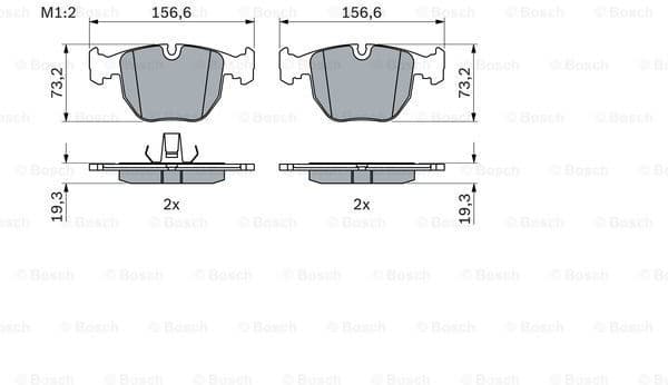 Brake Pad Set, disc brake 0986494028 - image 7