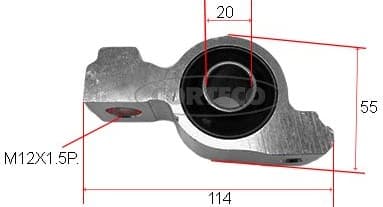 Mounting, control/trailing arm 80000089