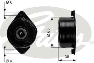 Belt Tensioner, V-ribbed belt DriveAlign™ T39089