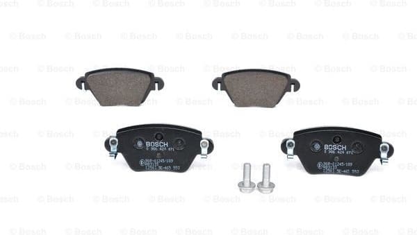 Brake Pad Set, disc brake 0986424671