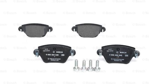 Brake Pad Set, disc brake 0986494046