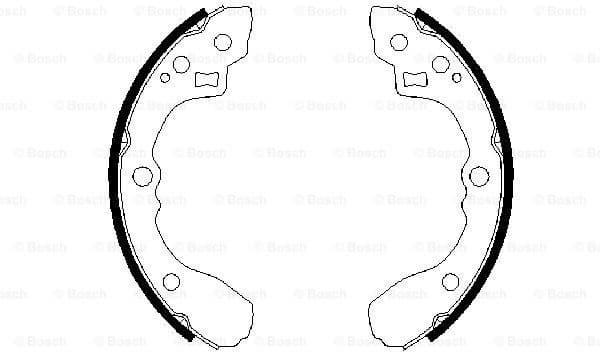 Brake Shoe Set 0986487687