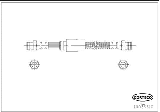 Brake Hose 19036319 - image 2