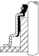 Seal valve stem 190 35539