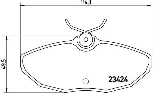 Brake Pad Set, disc brake PRIME LINE P36013