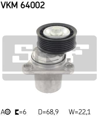 Tensioner belt VKM64002