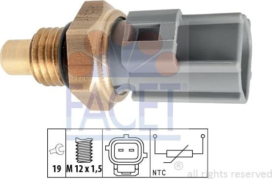 Sensor, fuel temperature Made in Italy - OE Equivalent 7.3281