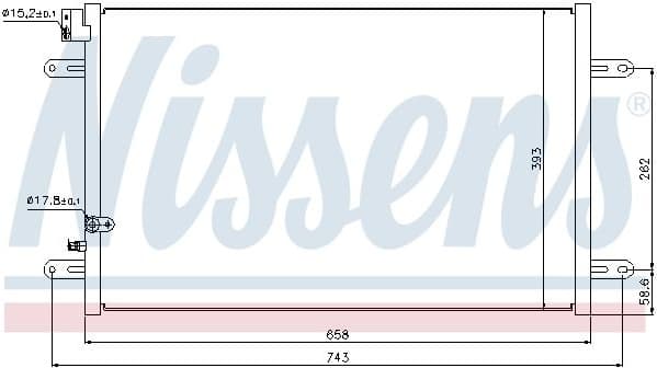 Condenser, air conditioning ** FIRST FIT ** 94854