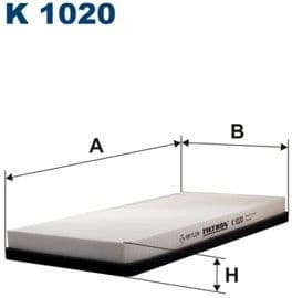 Filter, cabin air K1020