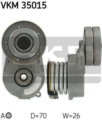 Tensioner belt VKM35015