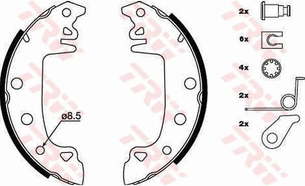 Brake Shoe Set GS8315 - image 2