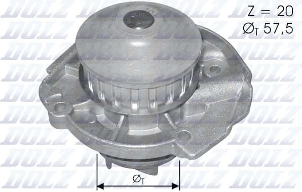 Water Pump, engine cooling S161