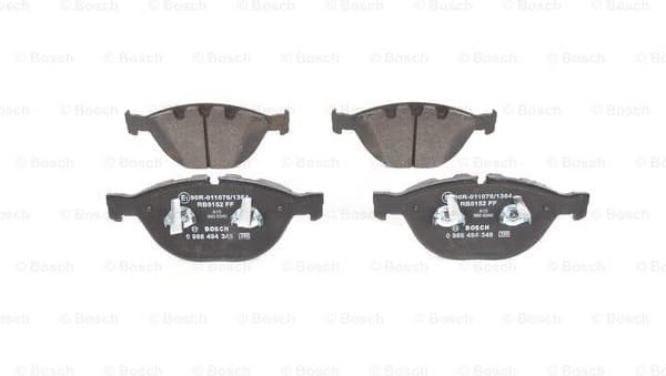 Brake Pad Set, disc brake 0986494349