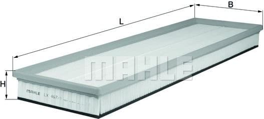 Filter air LX467/1 - image 2