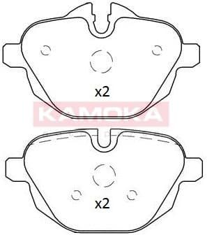 Brake pads rear JQ101176