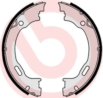 Brake shoes handbrake, Top Quality S50516