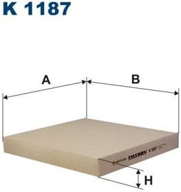 Filter, cabin air K1187